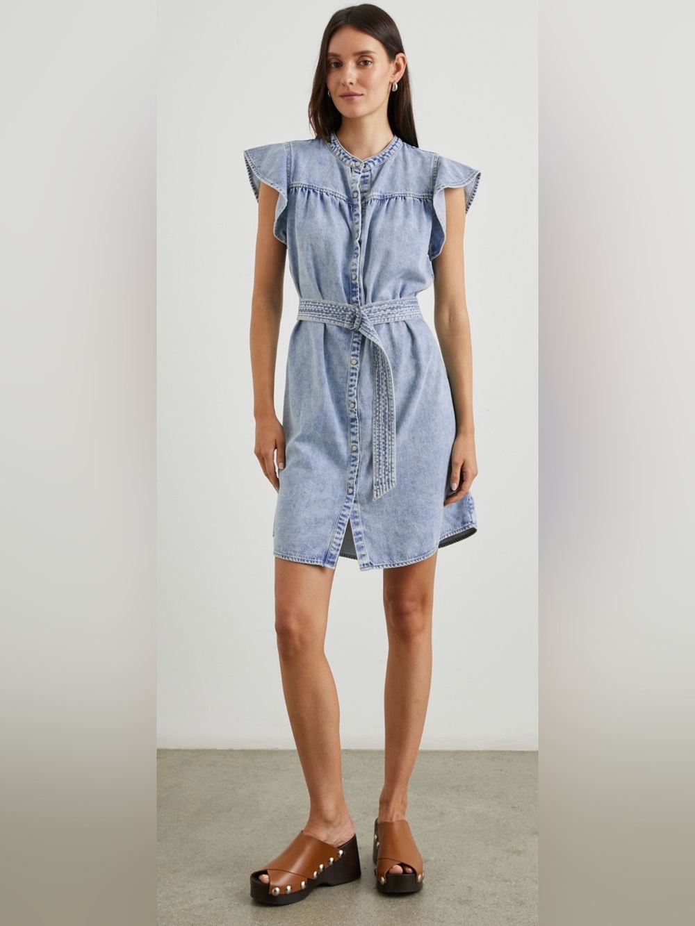 RAILS Letta Dress in Faded Indigo Online $198 Quiet Luxury Size M